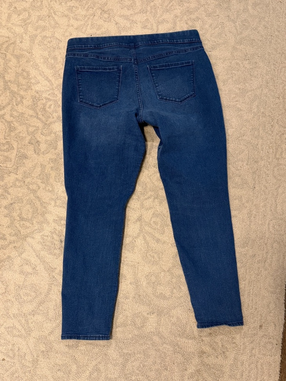 Old Navy Women's Dark Blue Stretch Jeggings - Picture 2 of 3
